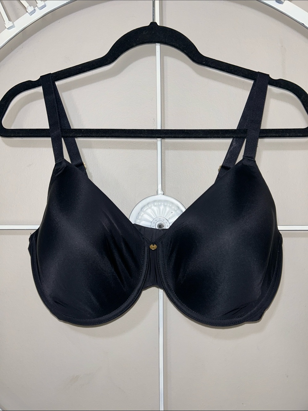 NWT Natori Gloss Full Fit Contour Black Smooth Underwire Bra 36DDD